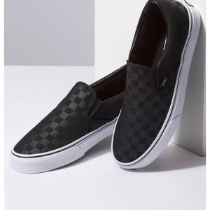 VANS Checkerboard Slip ons